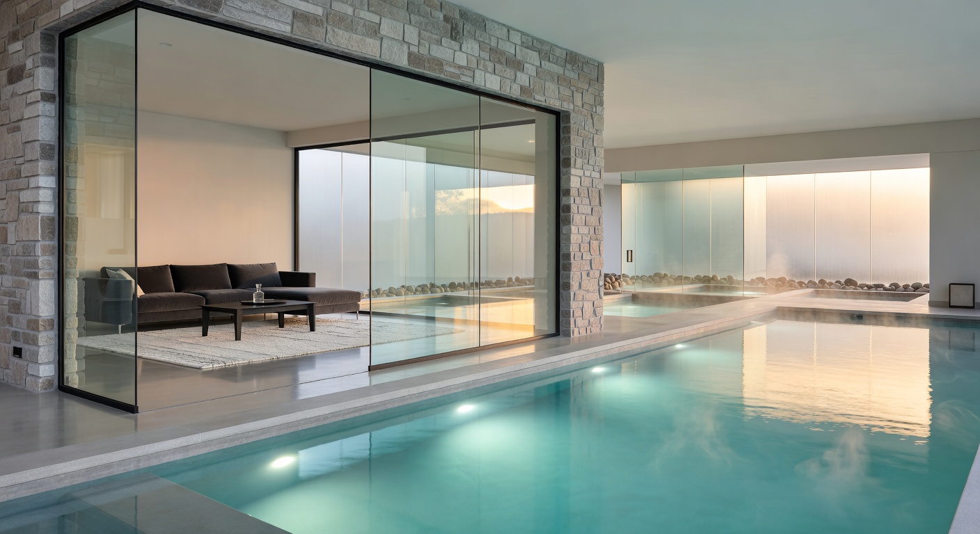 Poolside Luxury Room with direct access to indoor heated pool
